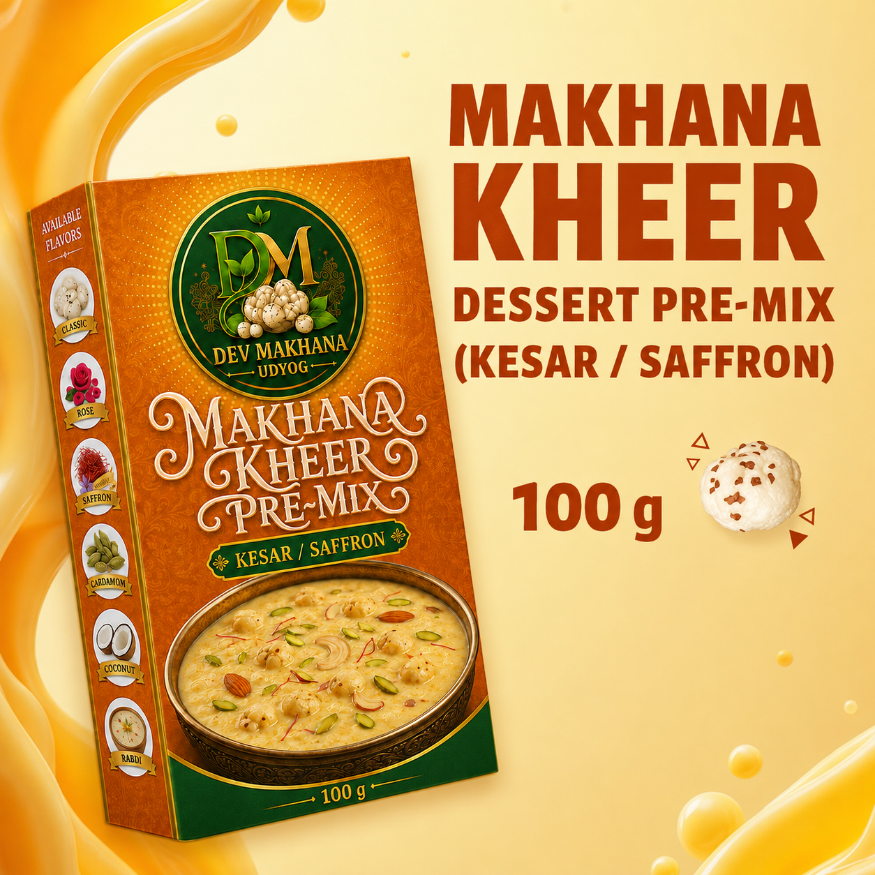 Makhana Kheer Pre-Mix Kesar / Saffron (100 g)